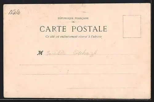 Lithographie Chocolat Devinck, 76 rue Lafaxette, Paris, Château de Pau