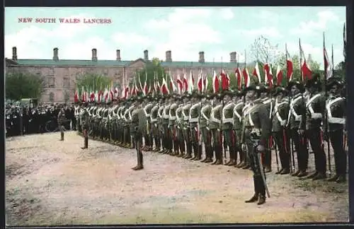 AK New South Wales Lancers, britische Soldaten in Uniform
