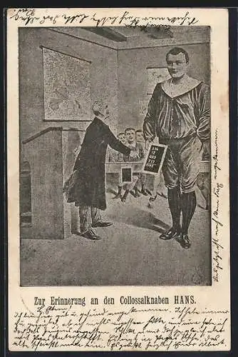 AK Collossalknabe Hans in der Schule