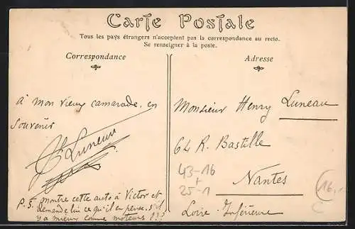 AK Paris, Les Femmes Chauffeur, Mme Decourcelle fährt Taxi