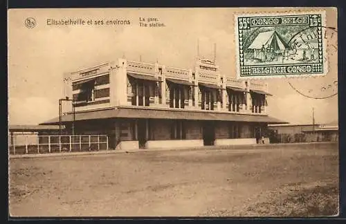 AK Elisabethville, La gare