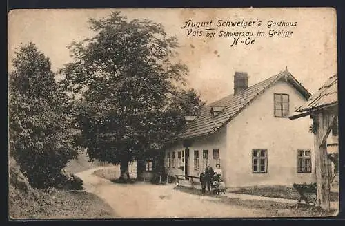 AK Schwarzau im Gebirge, Vois, Gasthaus August Schweiger
