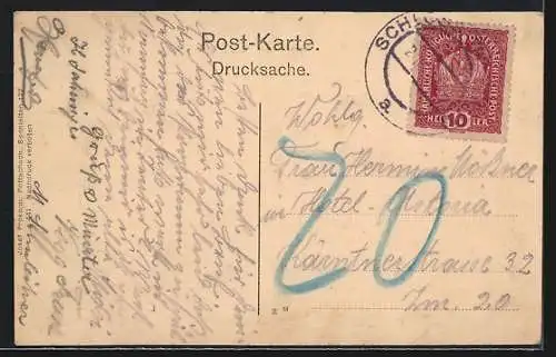 AK Kapelln an der Perschling, Gastwirt Heinrich Notz, Kirche