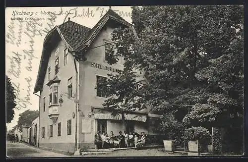 AK Kirchberg a. Wechsel, Michael Donhausers Hotel zur Linde