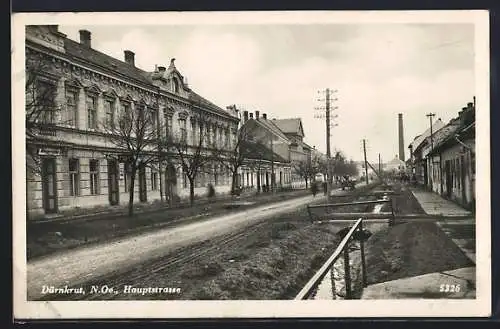 AK Dürnkrut /N. Oe., Geschäfte in der Hauptstrasse