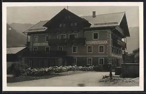 AK Neukirchen am Gr.-Venediger, Gasthof Unterbrunn