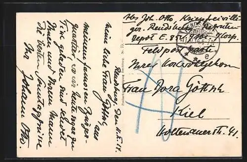 AK Rendsburg, Reventlow-Strasse, Kinder in Matrosenanzügen