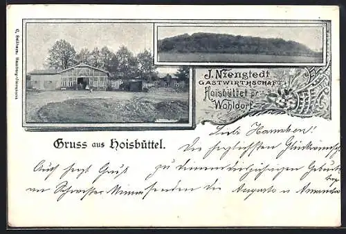 AK Hoisbüttel /Wohldorf, Gasthof von J. Nienstedt
