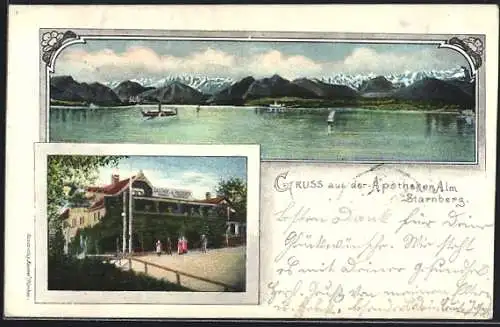 AK Starnberg, Gasthaus Apotheker Alm, Inh. A. Proschek