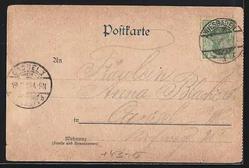 Lithographie Mainz, Druckhaus, Portrait Johann Gutenberg Erfinder d. Buchdruck, Geburtshaus