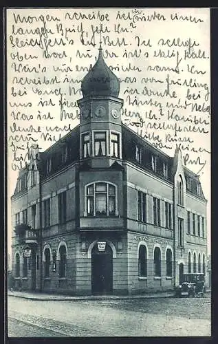 AK Hbg.-Hochheide, Restaurant zur Post von Heinr. Friederich, Mörserstrasse 255