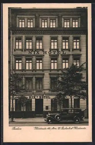 AK Berlin, Nix-Hotel, Bes. Wilhelm Gericke, Klosterstrasse 42