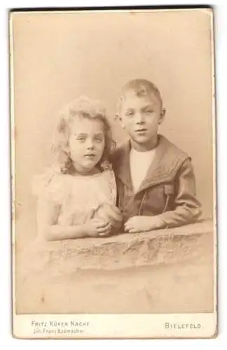 Fotografie Fritz Küken Nachf., Bielefeld, Lisbeth und Gerhard als Kinder