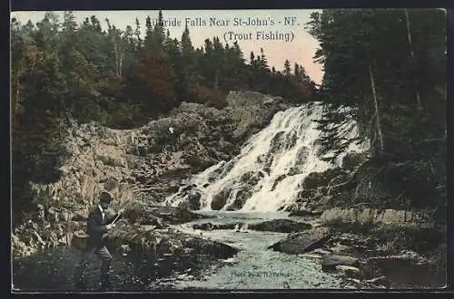 AK St-Johns`s /NF., Kilbride Falls, Trout Fishing