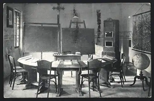 AK Salzburg, Schulzimmer in der L.-Taubstummen-Anstalt