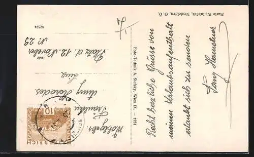 AK Neufelden i. M., Ortsansicht mit Unternberg
