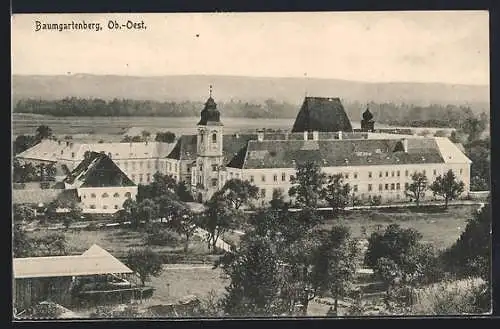 AK Baumgartenberg /Ob.-Oest., Teilansicht aus der Vogelschau
