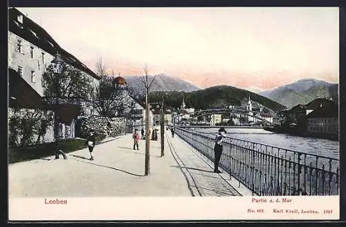 AK Leoben, Partie an der Mur