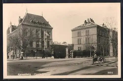 AK Korneuburg, Ansicht der Pionierkaserne