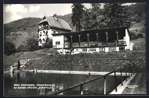 AK Graz-Eggenburg, Krankenhaus d. Bamh. Brüder Bergvilla