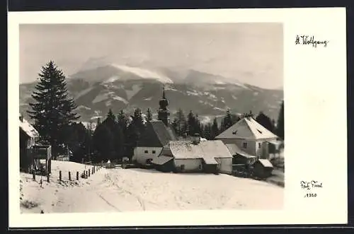 AK Obdach /Stmk., St. Wolfgang im Schnee
