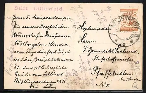 AK Lilienfeld, Stift Lilienfeld, Salon mit Ofen