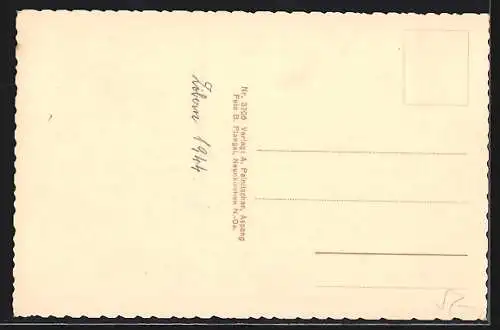 AK Zöbern /N. Ö., Ortsansicht von einem Hang aus