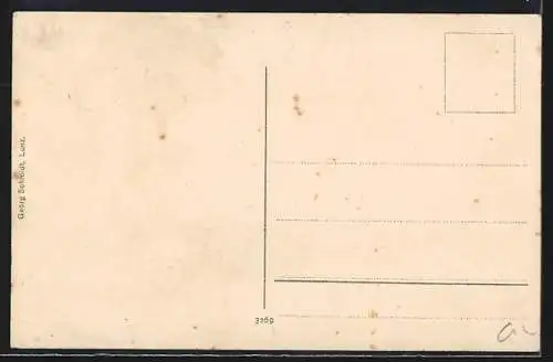 AK Lunz a. See, Totalansicht mit Ötscher aus der Vogelschau