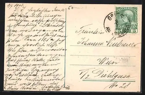 AK Gries, Teilansicht mit Obernberg und Tribulaun