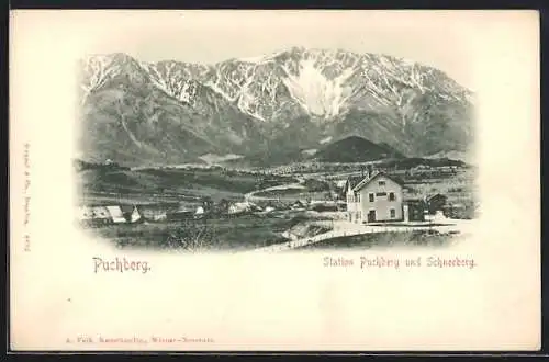 AK Puchberg am Schneeberg, Station Puchberg und Schneeberg