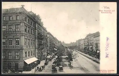 AK Wien, Hotel Imperial und Kärntnerring