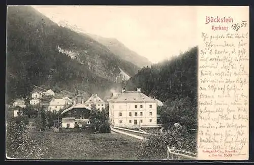 AK Böckstein, Strasse zum Kurhaus