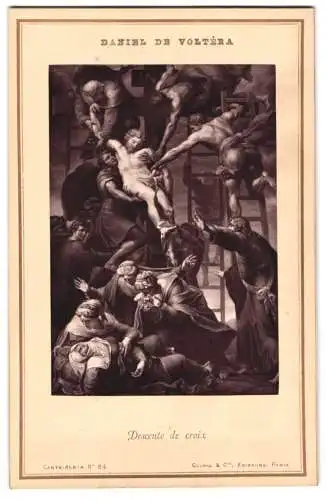 Fotografie Goupil et Cie., Paris, Gemälde: Descent de Croix, nach Daniel de Voltera
