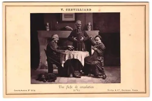 Fotografie Goupil et Cie., Paris, Gemälde: Une fiche de consolation, nach V. Chevilliard