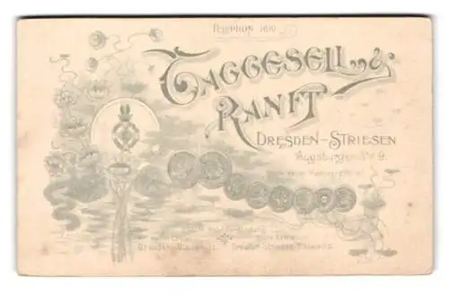 Fotografie Taggeseil & Ranit, Dresden-Striesen, Augsburger Str. 9Seerosenblüten mit Medaillen, Anschrift des Atelier