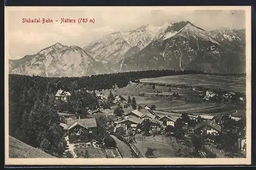 AK Natters, Stubaital-Bahn, Teilansicht