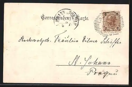 AK Linz, Franz Josef-Platz mit Kirche und Denkmal