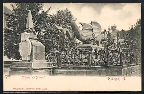 AK Klagenfurt, Lindwurm-Denkmal