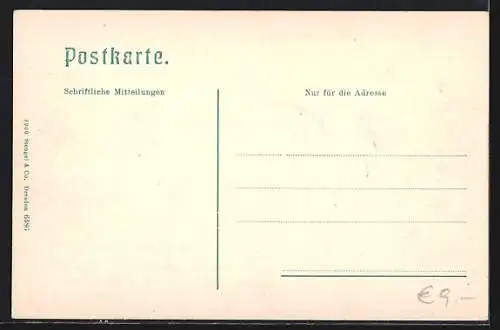 AK Flirsch, Ortschaft mit Kirche