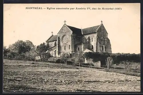 AK Montréal, Église construite par Anséric IV, duc de Montréal, 1147