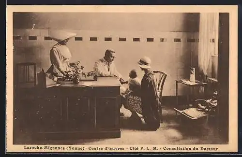 AK Laroche-Migennes /Yonne, Centre d`oeuvres, Cité P. L. M., Consultation du Docteur