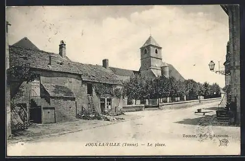 AK Joux-la-Ville /Yonne, La place