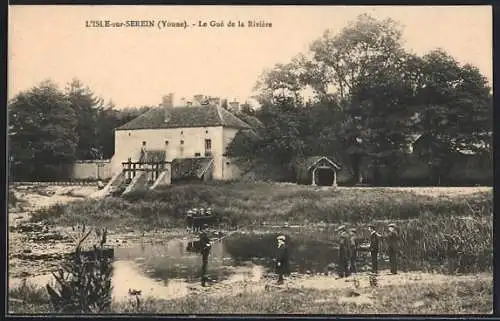 AK L`Isle-sur-Serein /Yonne, Le Gué de la Rivière