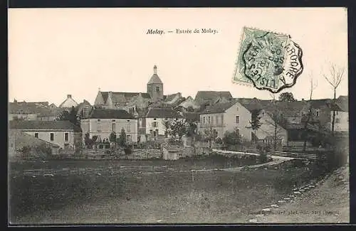 AK Molay, Entrée de Molay