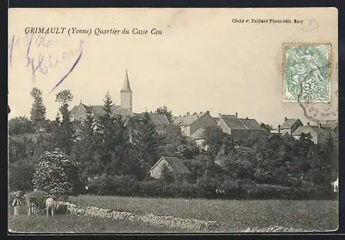 AK Grimault /Yonne, Quartier du Casse Cou