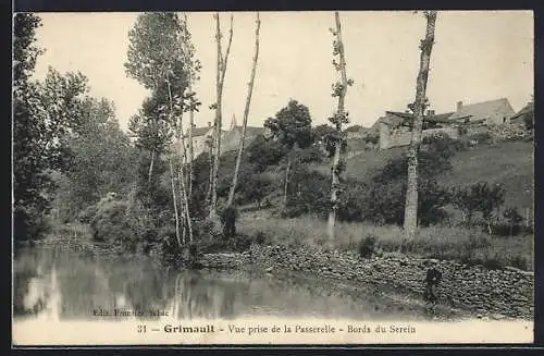 AK Grimault, Vue prise de la Passerelle, Bords du Serein