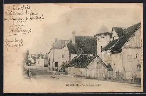 AK Grandchamp, La Grande Rue
