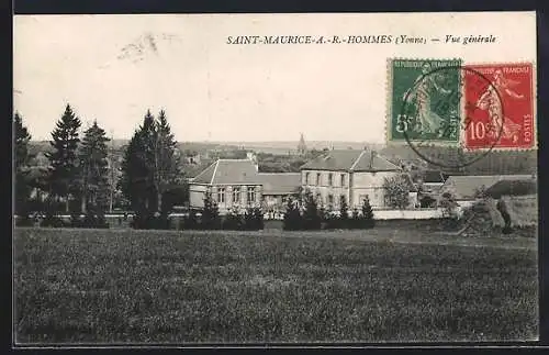 AK Saint-Maurice-a.-R.-Hommes /Yonne, Vue générale