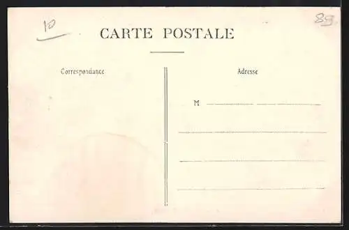 AK Vincelles, La Grue, vue prise du pont du canal