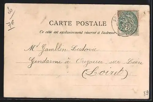 AK Arces /Yonne, La Grande Rue